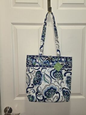 Vera Bradley Vintage tote Mediterranean White NWT